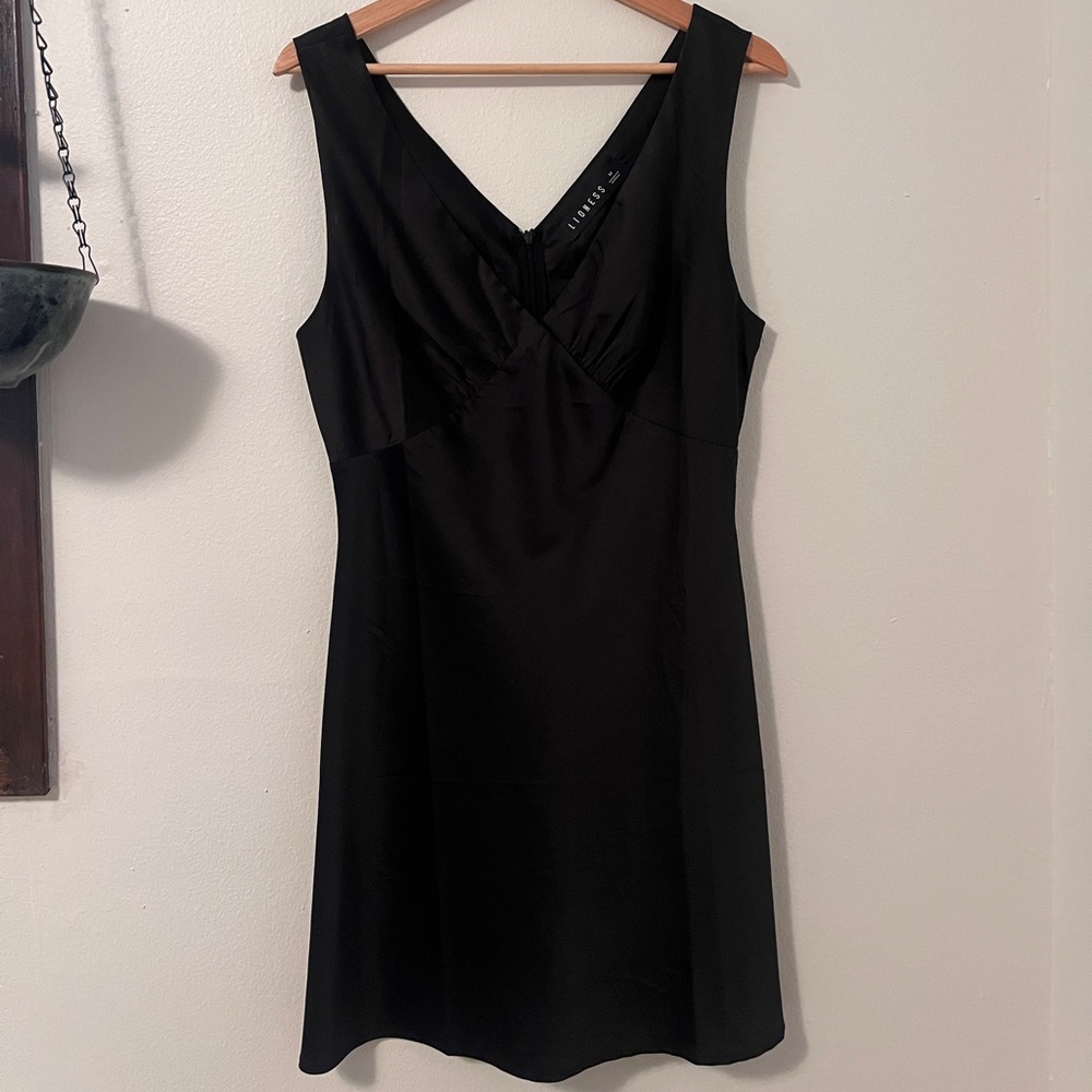 Lioness Black V-Neck Dress